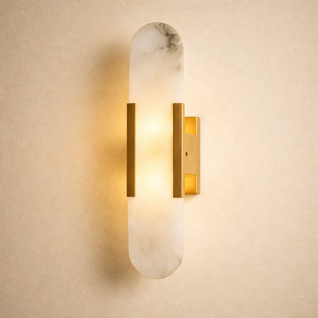 Elvoria Alabaster Wall Lamp
