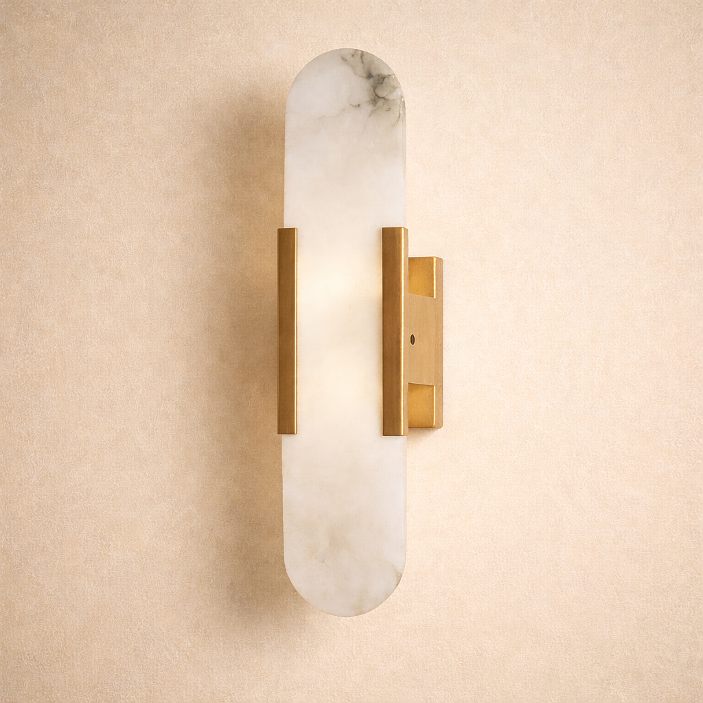 Elvoria Alabaster Wall Lamp