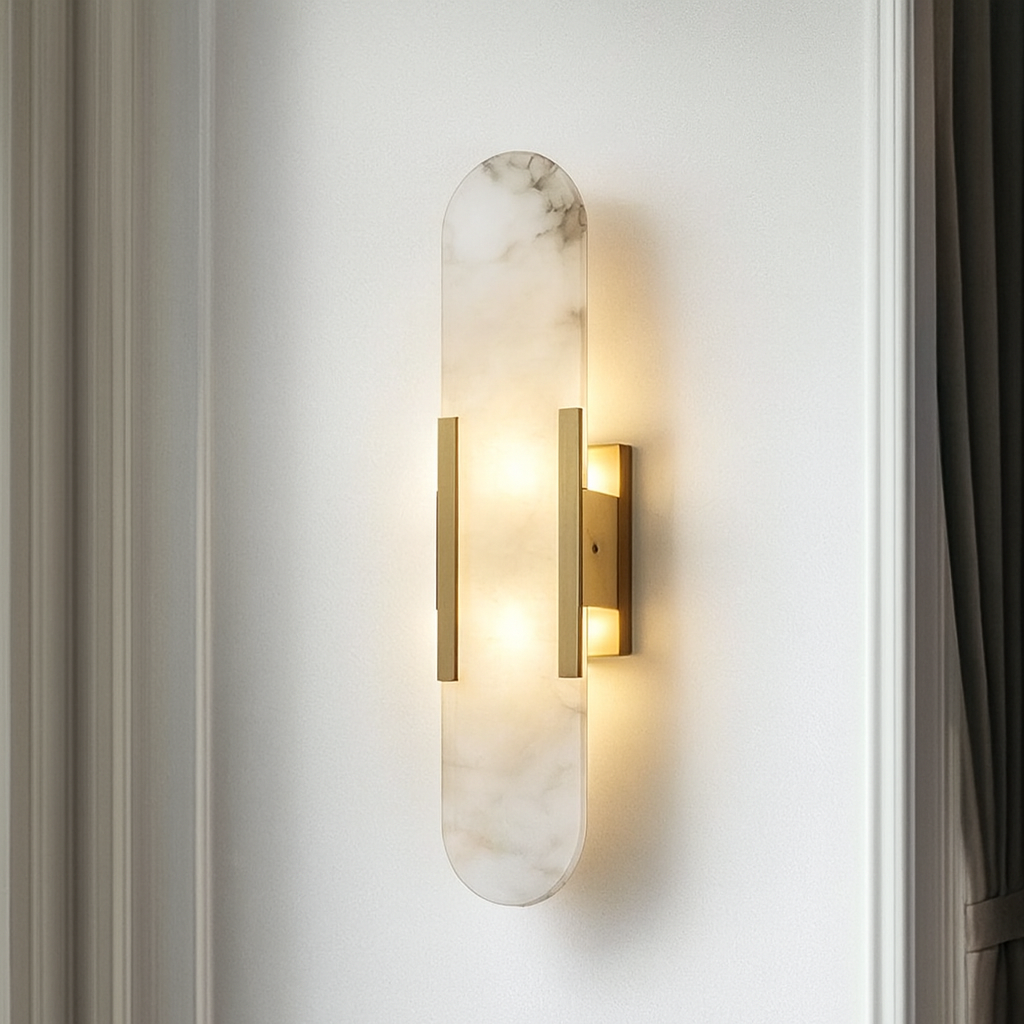 Elvoria Alabaster Wall Lamp